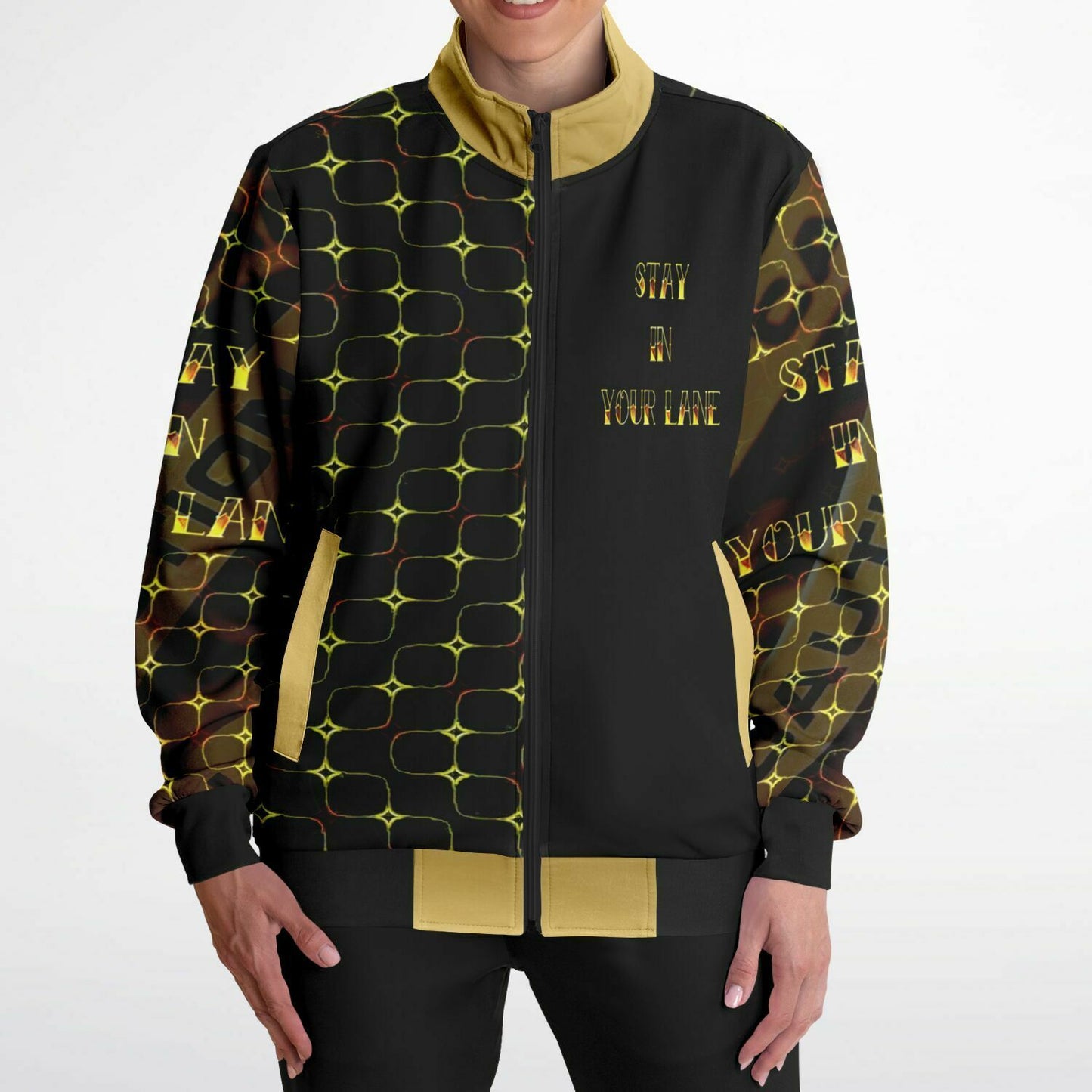STAY IN YOUR LANE 02-01 Designer Track Jacket