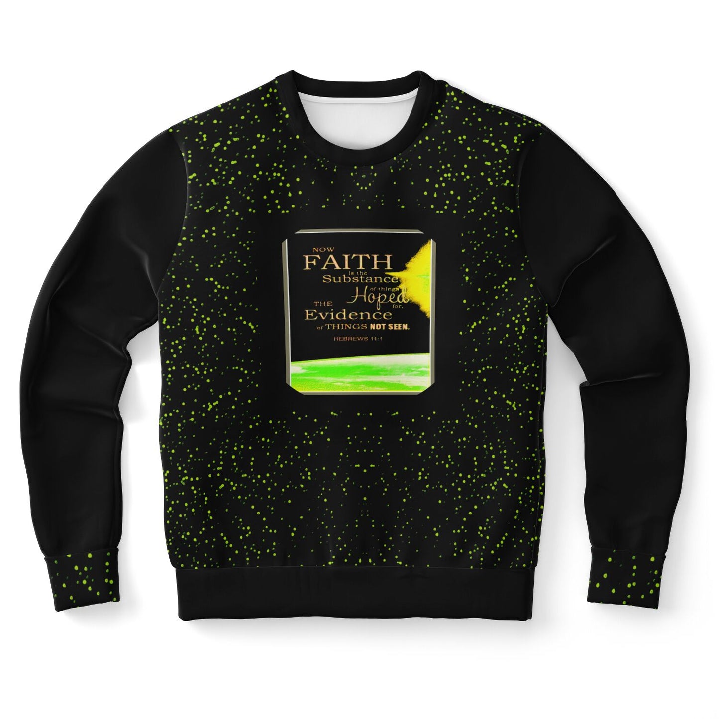 Faith 01 Designer Fashion Triblend Unisex Sweatshirt