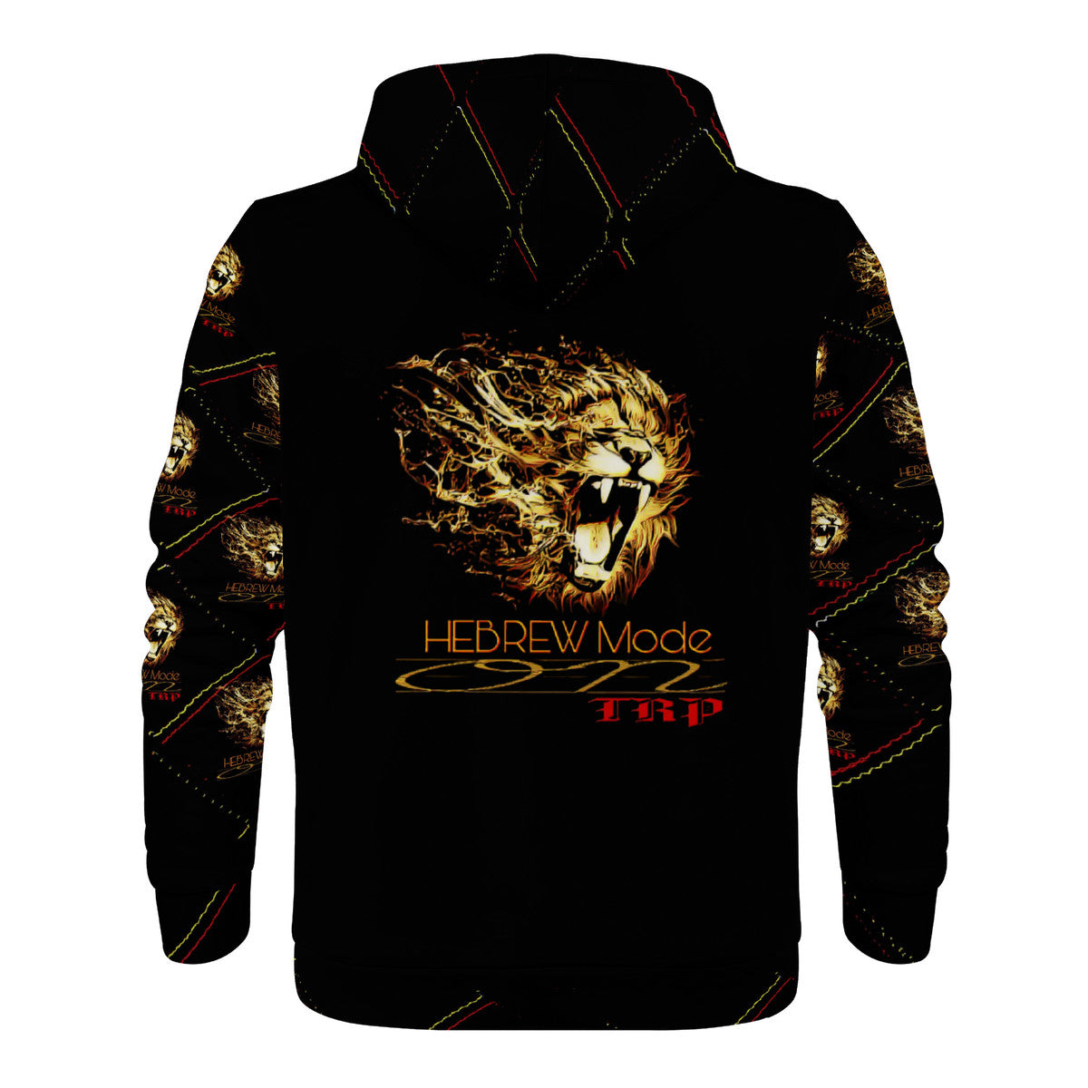 Hebrew Mode - On 02 Ladies Designer Full Zip Hoodie