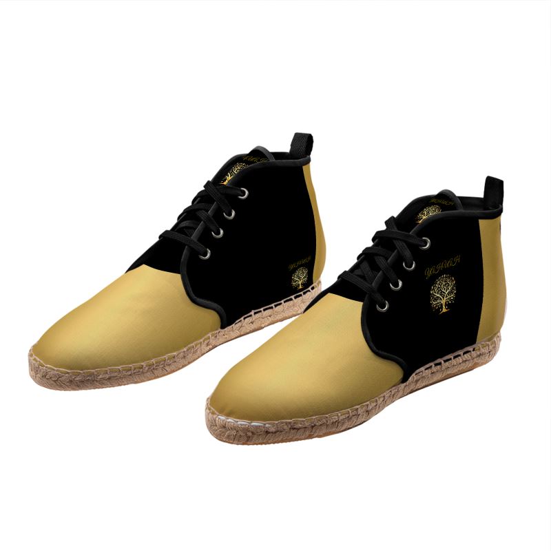 Yahuah-Tree of Life 01 Elect Men's High Top Espadrilles