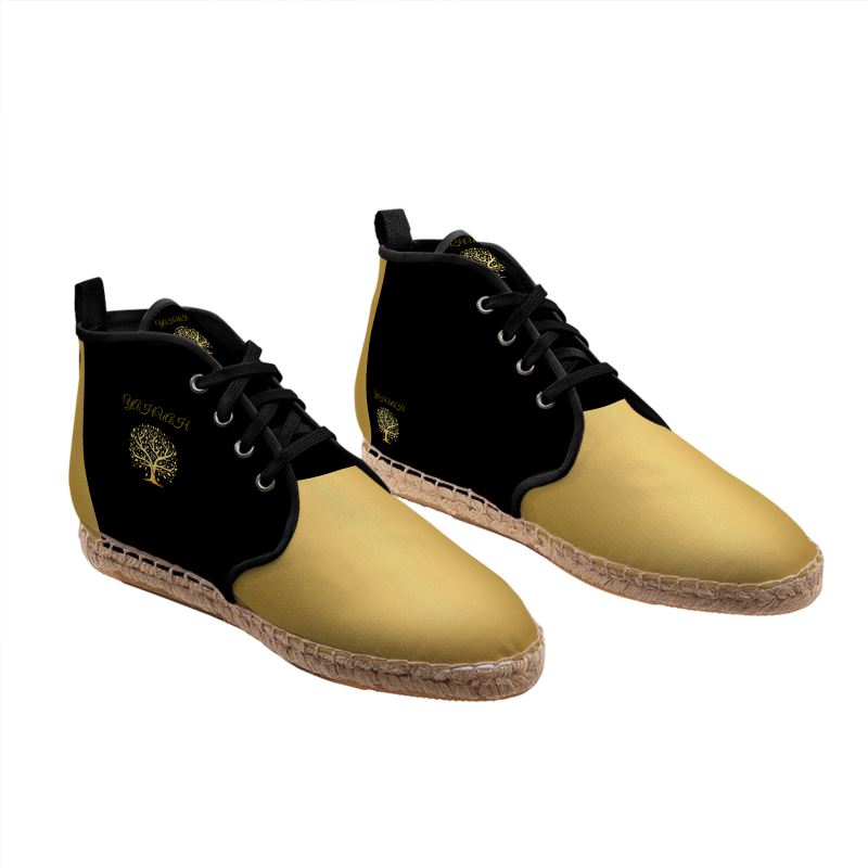 Yahuah-Tree of Life 01 Elect Men's High Top Espadrilles