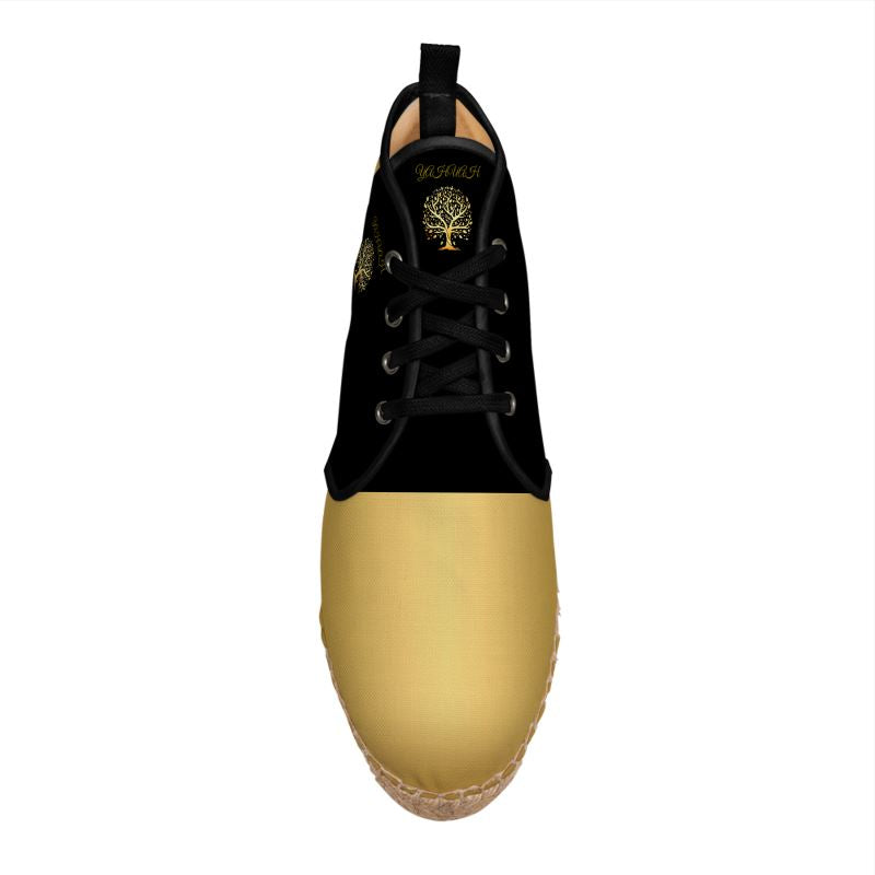 Yahuah-Tree of Life 01 Elect Men's High Top Espadrilles