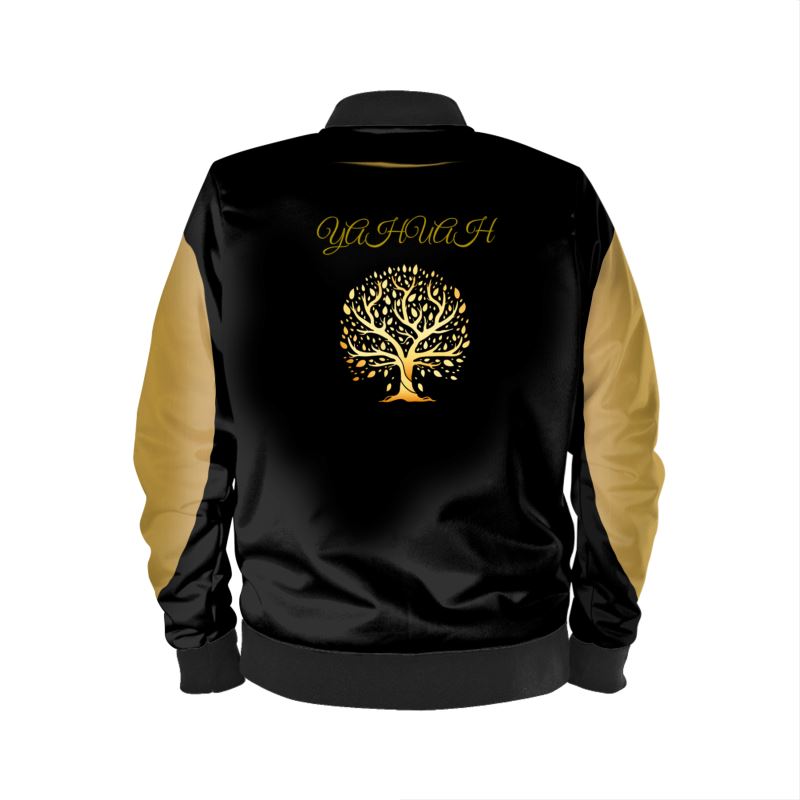 Yahuah-Tree of Life 01 Elect Men's Designer Bomber Jacket