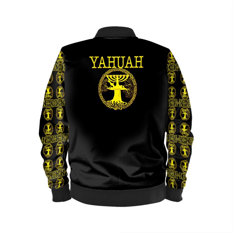 Yahuah-Tree of Life 02-01 Elect Men's Designer Bomber Jacket