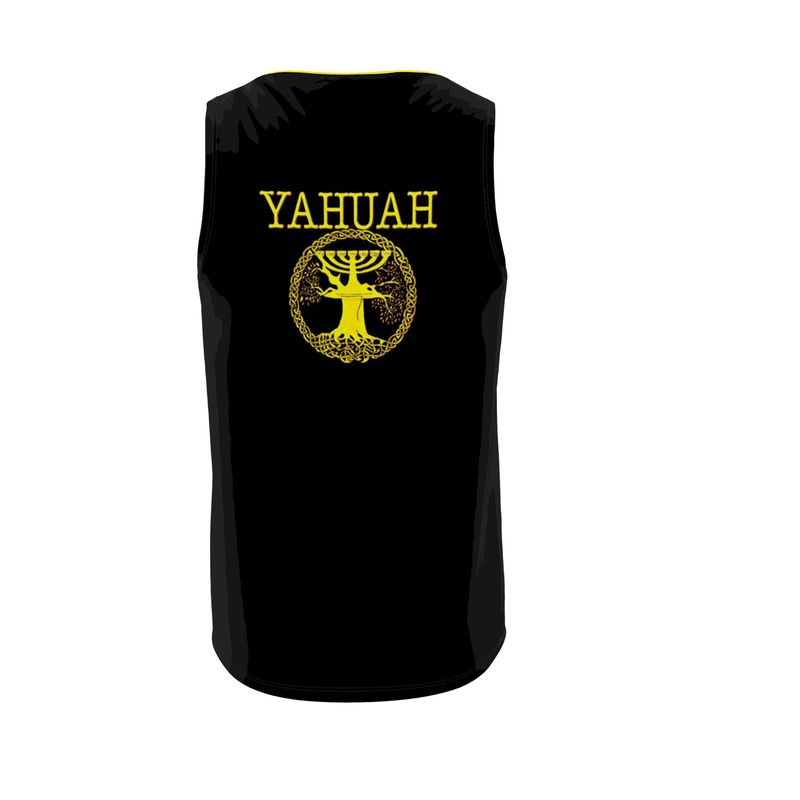 Yahuah-Tree of Life 02-01 Elect Men's Designer Flowy Sleeveless T-shirt