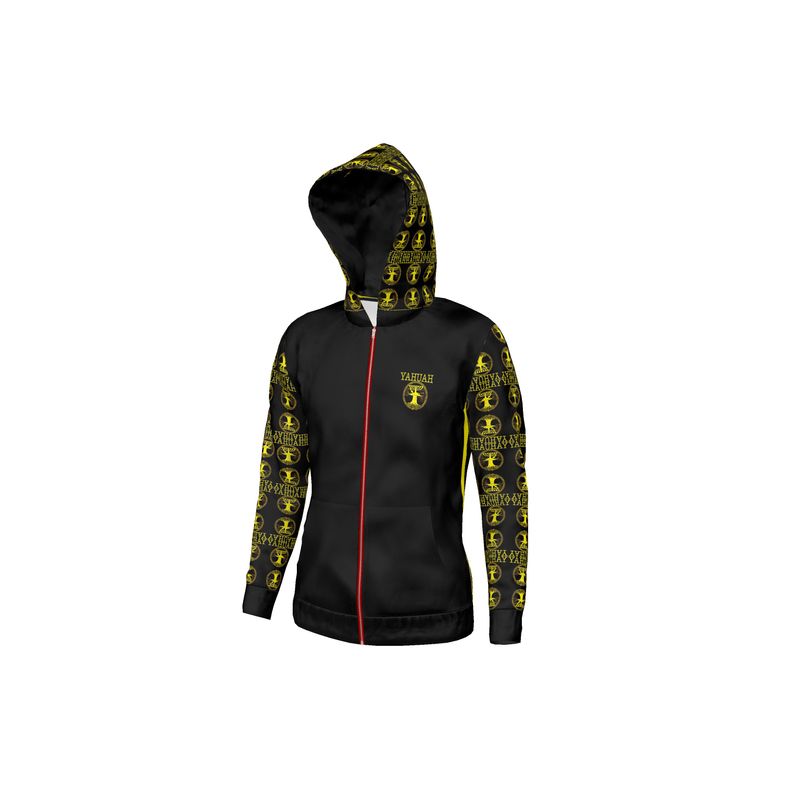 Yahuah-Tree of Life 02-01 Elect Designer Unisex Full Zip Hoodie