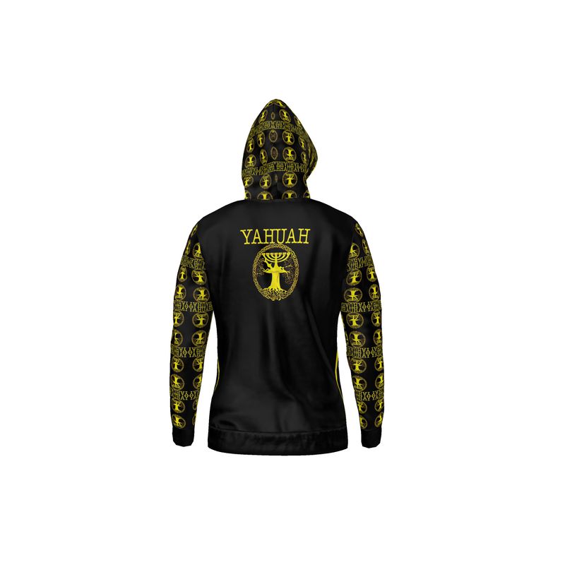 Yahuah-Tree of Life 02-01 Elect Designer Unisex Full Zip Hoodie