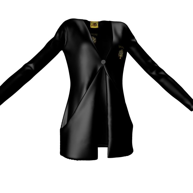 Yahuah-Tree of Life 01-01 Ladies Designer Drop Pocket Cardigan