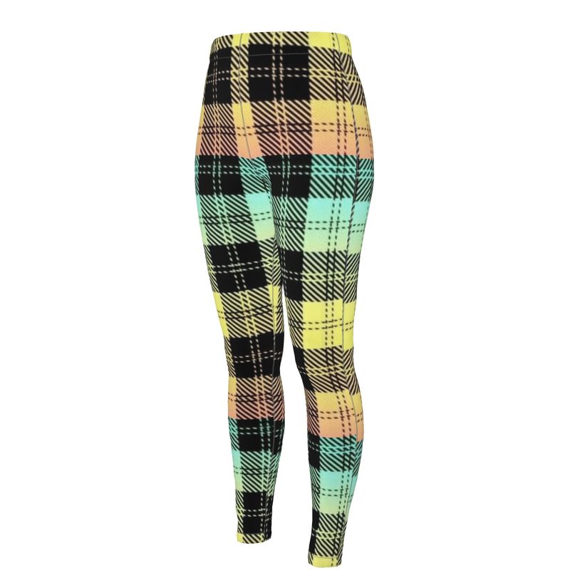 Picture Plaided 01-01 Designer Cindy High Waist Leggings