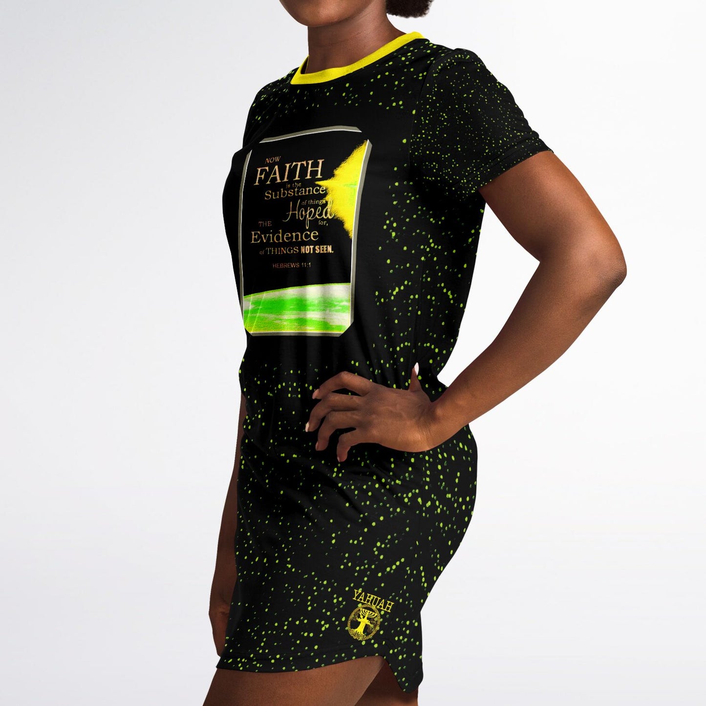 Faith 01 Designer T-shirt Dress