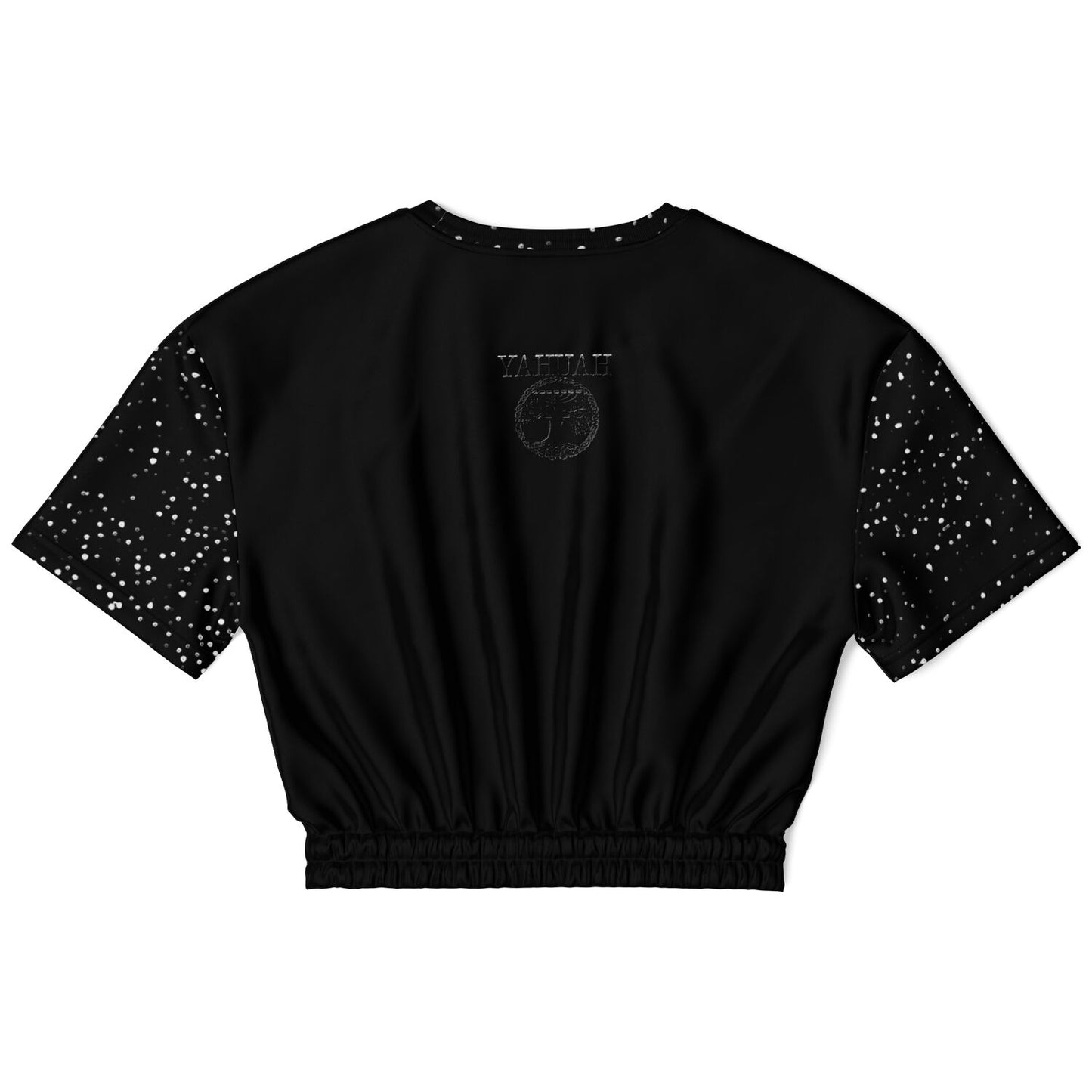 Call Heaven Designer Fashion Triblend Cropped Short Sleeve Sweatshirt