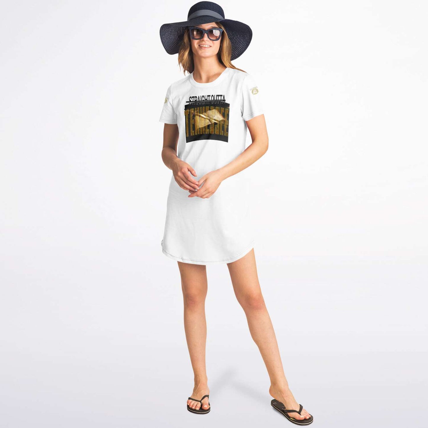 Straight Outta Tennessee 01 Designer T-shirt Dress
