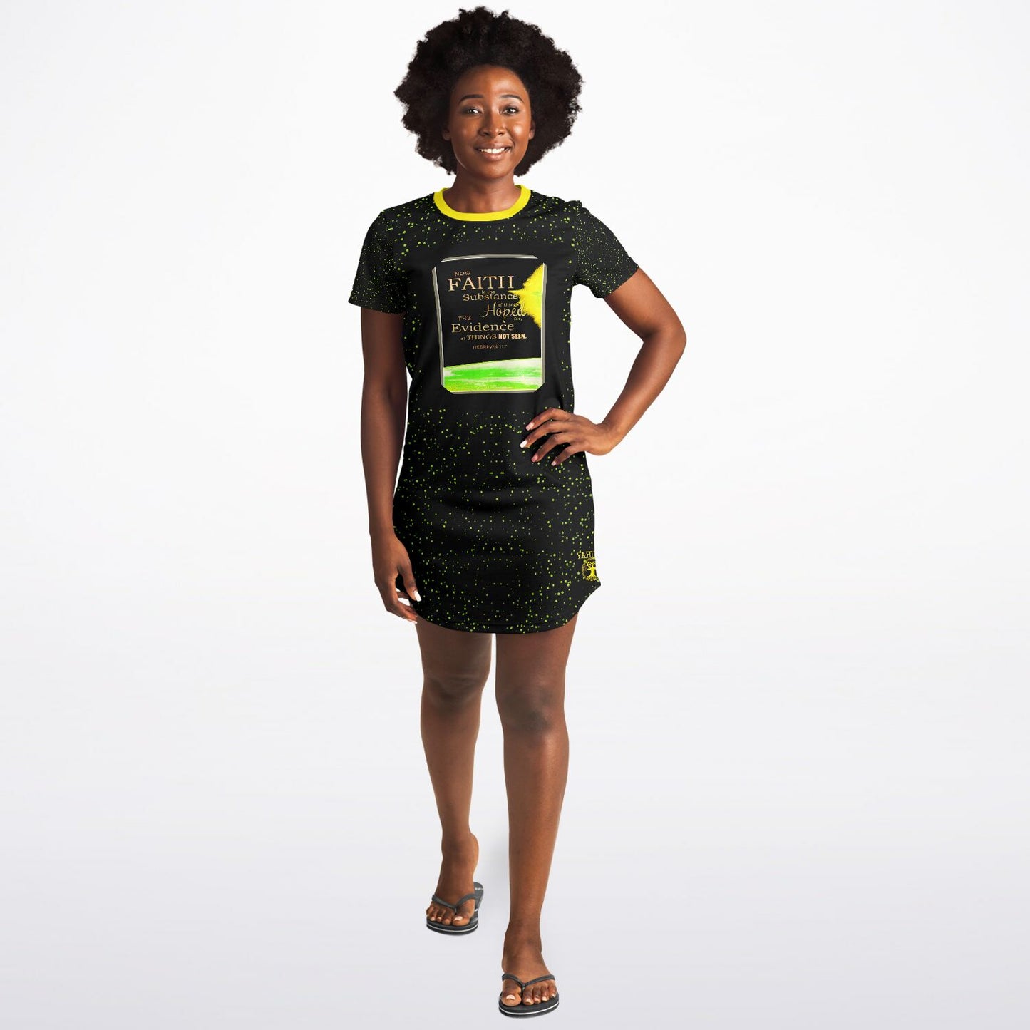 Faith 01 Designer T-shirt Dress