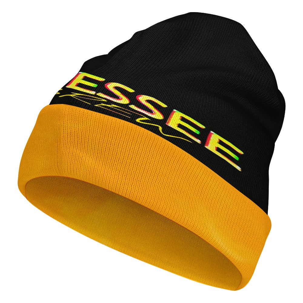 Tennessee Hebrew 01 Designer Cuffed Beanie