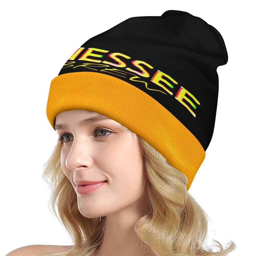 Tennessee Hebrew 01 Designer Cuffed Beanie