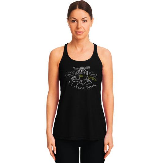 Call Heaven Ladies Designer Flowy Racerback Tank Top