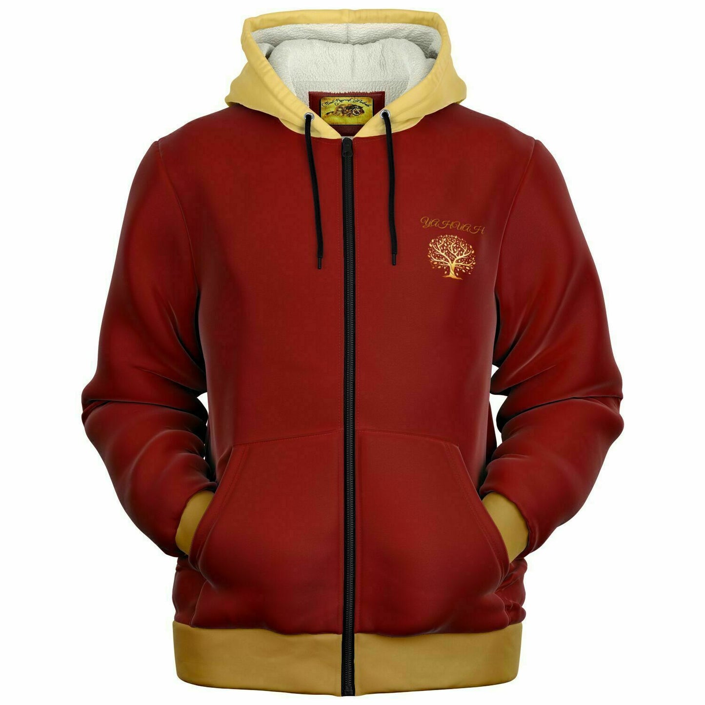 Yahuah-Tree of Life 01 Election Designer Microfleece Unisex Full Zip Hoodie