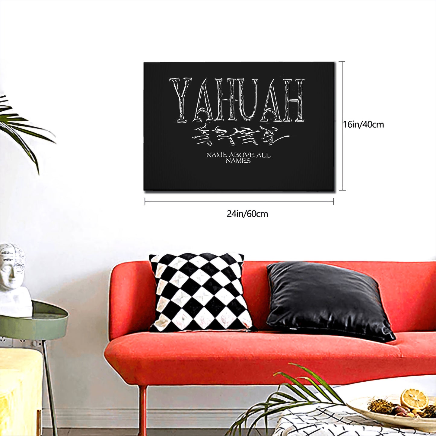 Yahuah-Name Above All Names 01-01 Frameless 1.4ft (H) x 2ft (W) Horizontal Canvas Print