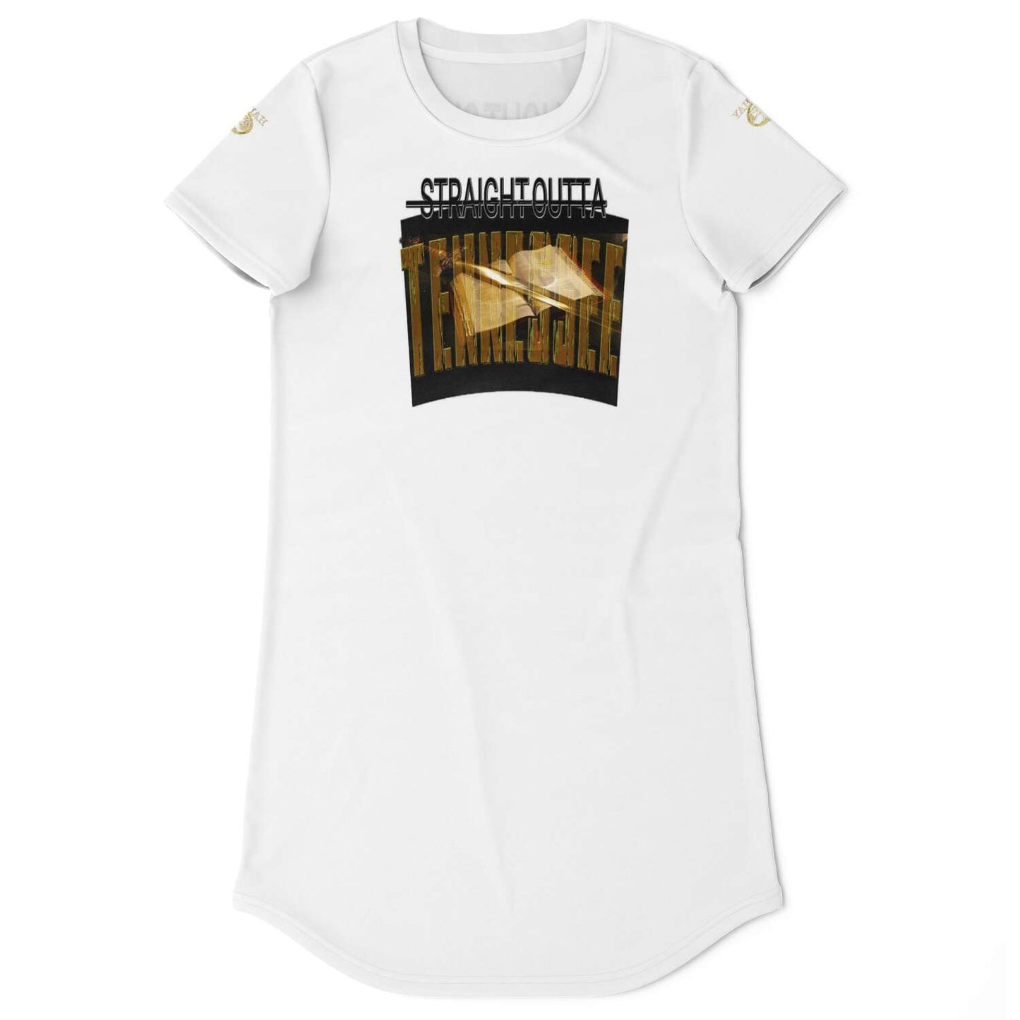Straight Outta Tennessee 01 Designer T-shirt Dress
