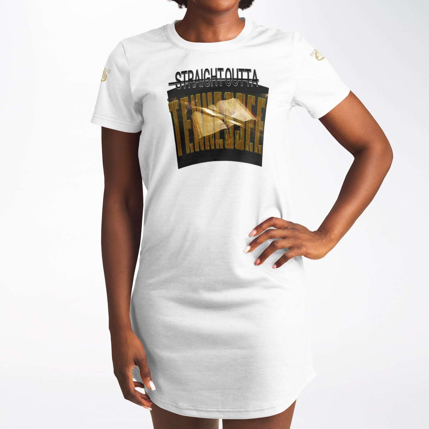 Straight Outta Tennessee 01 Designer T-shirt Dress