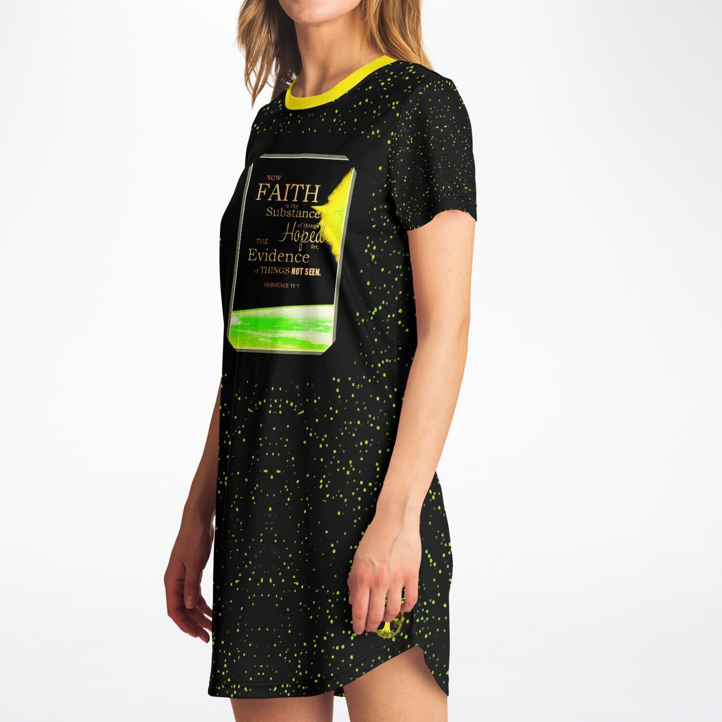Faith 01 Designer T-shirt Dress