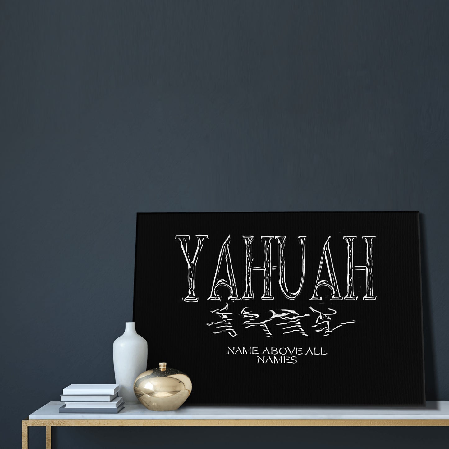 Yahuah-Name Above All Names 01-01 Frameless 1.4ft (H) x 2ft (W) Horizontal Canvas Print
