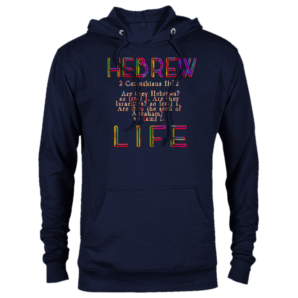Hebrew Life 02-06 Ladies Premium French Terry Pullover Hoodie (4 Colors)