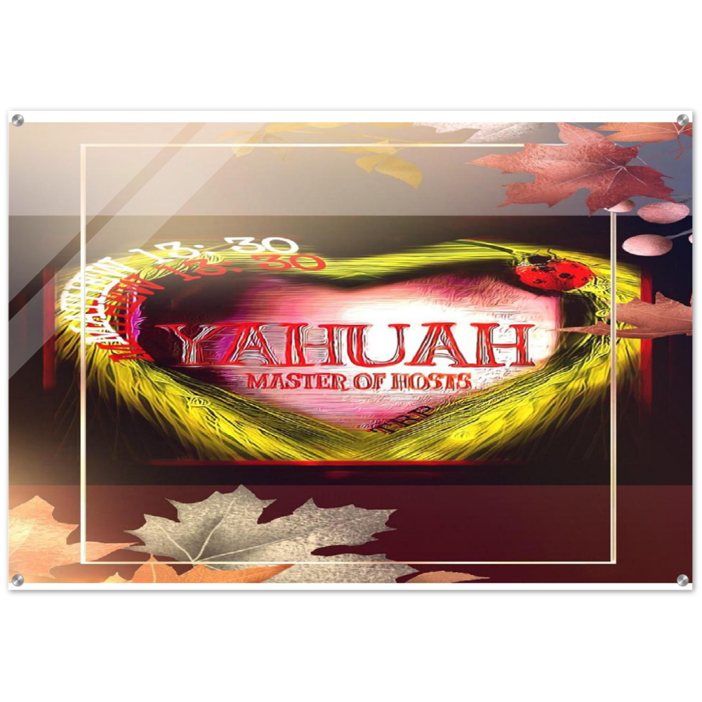 I Love Yahuah-Master of Hosts 01 Acrylic Print