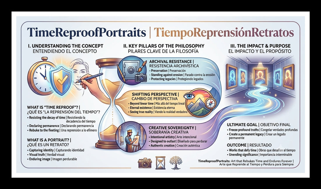 The Philosophy Behind the Name: TiempoReprensiónRetratos / TimeReproofPortraits