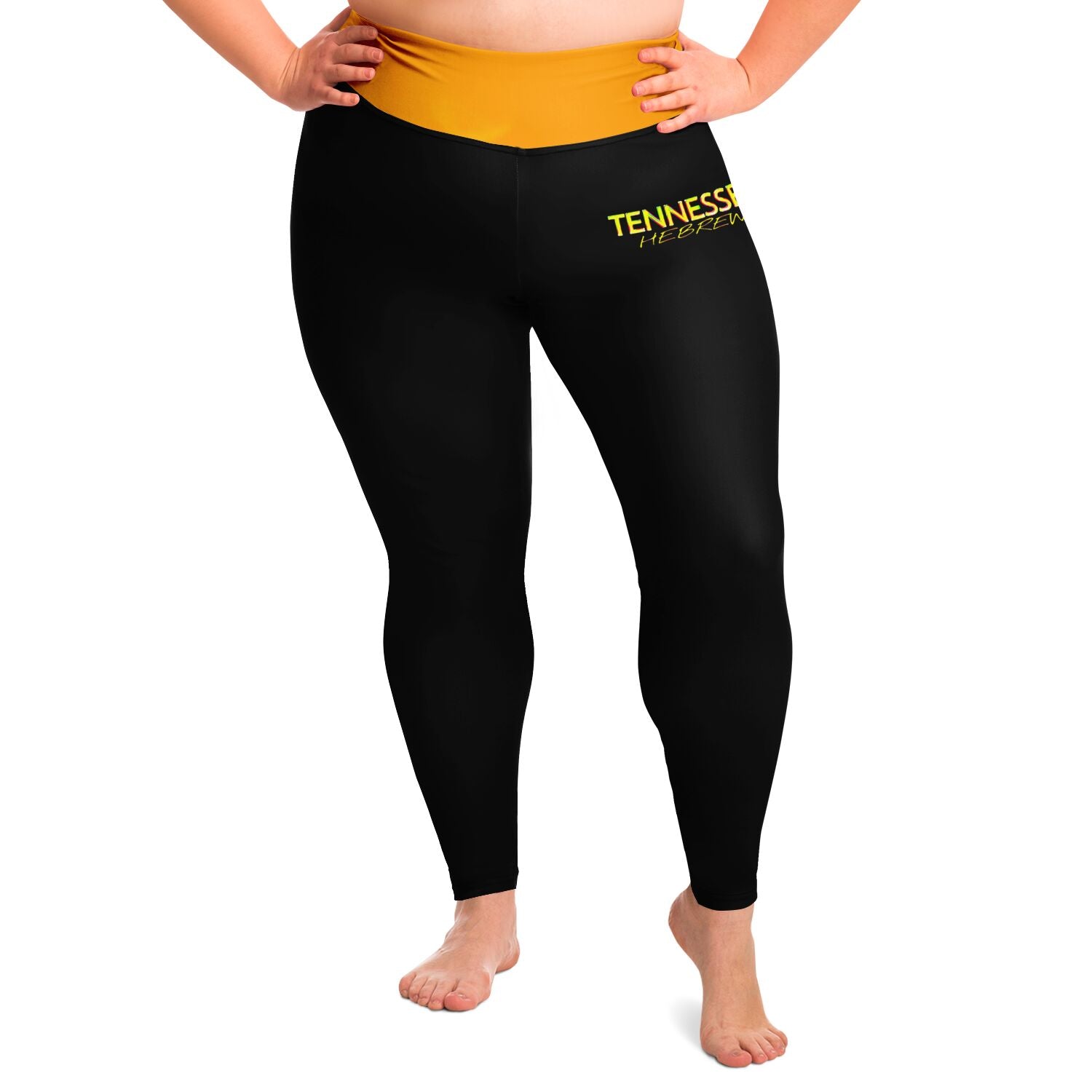 Tennessee Hebrew 01 Designer Plus Size Leggings