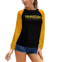 Cargar imagen en el visor de la galería, Tennessee Hebrew 01 Ladies Designer Raglan Round Neck Sweatshirt
