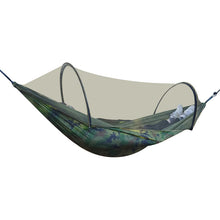 Charger l&#39;image dans la galerie, Automatic Quick Opening Mosquito Net Anti Roll Nylon Hammock
