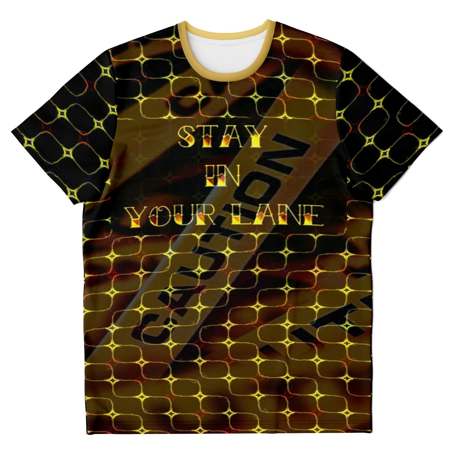 STAY IN YOUR LANE 02-01 Designer Unisex T-shirt