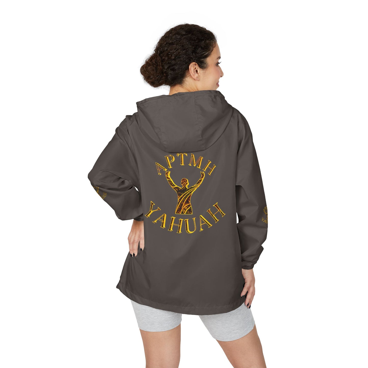 All Praise The Most High Yahuah 01-01 Designer Independent Trading Co. Unisex Windbreaker (4 colors)