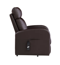 Carica l&#39;immagine nel visualizzatore di Gallery, ACME Ricardo Recliner with Power Lift, Brown PU
