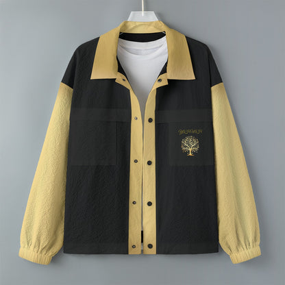Yahuah-Tree of Life 01 Elect Designer Flap Pocket Shirt