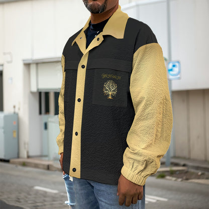 Yahuah-Tree of Life 01 Elect Designer Flap Pocket Shirt