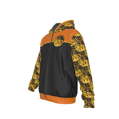 ARMOR OF GOD 01 Men's Designer Sherpa Fleece Zip Hoodie