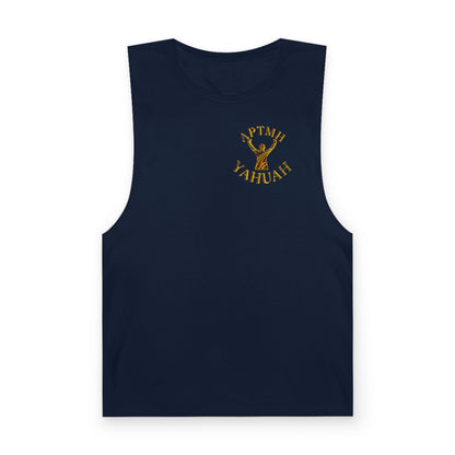All Praise The Most High Yahuah 01-01 Designer AS Colour Unisex Barnard Tank (10 colors)