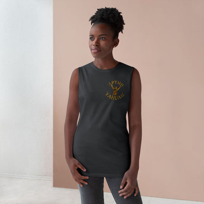 All Praise The Most High Yahuah 01-01 Designer AS Colour Unisex Barnard Tank (10 colors)