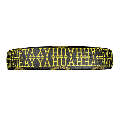 Yahuah-Tree of Life 02-01 Designer Leather Headband