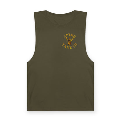 All Praise The Most High Yahuah 01-01 Designer AS Colour Unisex Barnard Tank (10 colors)