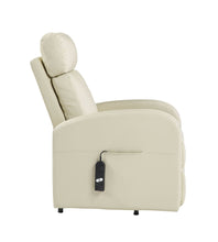 Cargar imagen en el visor de la galería, ACME Ricardo Recliner with Power Lift, Beige PU
