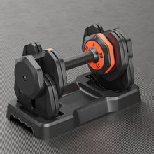 Load image into Gallery viewer, 25lbs Adjustable 5 in 1  Dumbbell Free Weight Set with Anti-Slip Metal Handle

