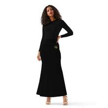 Charger l&#39;image dans la galerie, Yahuah-Tree of Life 01 Designer High Waist Flare Maxi Skirt
