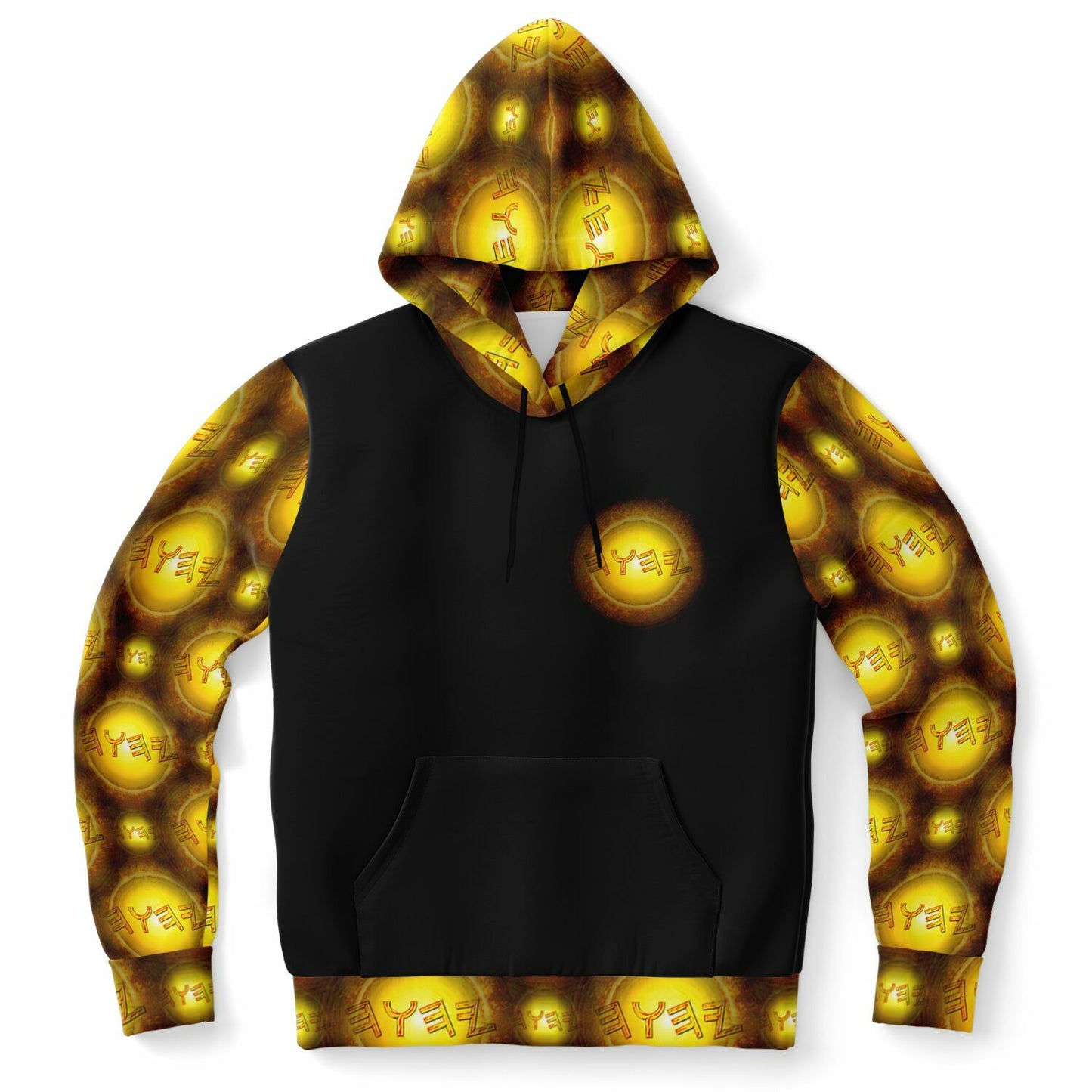 Creator Yahuah 01: Sun, Earth & Fire Designer Triblend Fleece Lined Unisex Hoodie