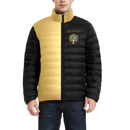 Yahuah-Tree of Life 01 Elect Men's Designer Puffer Jacket