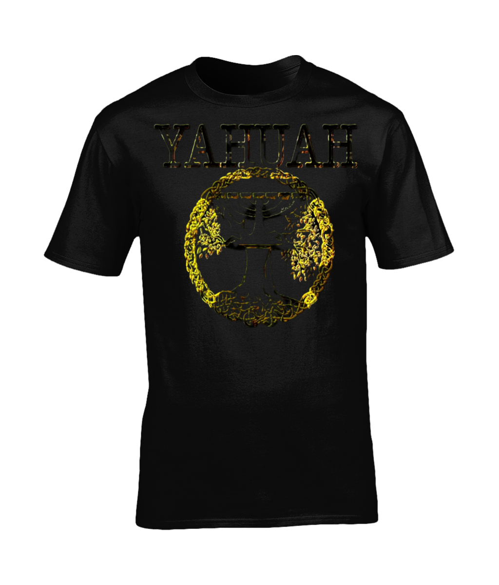 Yahuah Yahusha 04 Camiseta unisex con himno de diseñador (7 colores) 