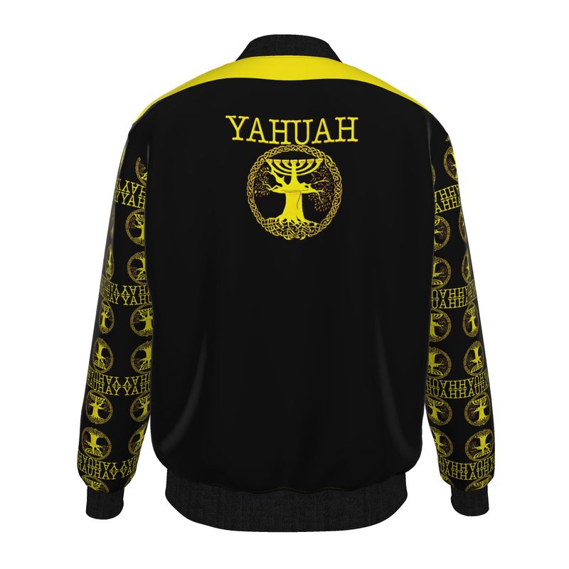 Yahuah-Tree of Life 02-01 Elect Men's Designer Bomber Jacket