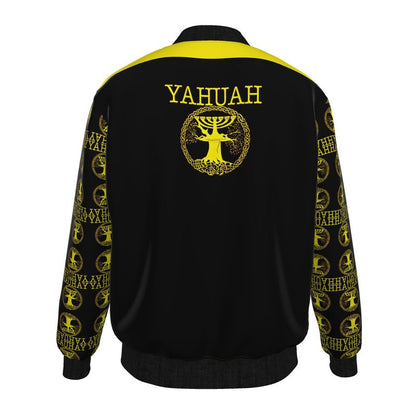 Yahuah-Tree of Life 02-01 Elect Men's Designer Bomber Jacket